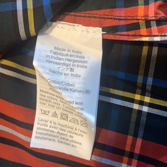 J. Crew  NWT Crisp Plaid Button Down Shirt 2 - Picture 7 of 8
